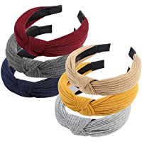Los mejores  - URAQT Diademas de Pelo Anchas- Diademas Nudo- Diademas para Mujer- Turbantes Para Mujer- Diadema de Nudo Bandas de Pelo…